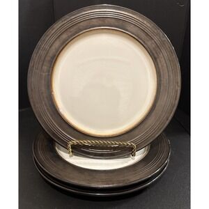 Food Network Braise Stoneware Bronze Salad Plates Plate‎ 8 Inch Set Of 3